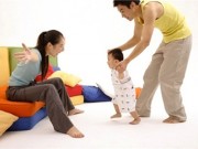 Sự phát triển thể chất của trẻ mầm non: Trẻ chậm biết đi