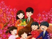 Dạy trẻ chúc Tết