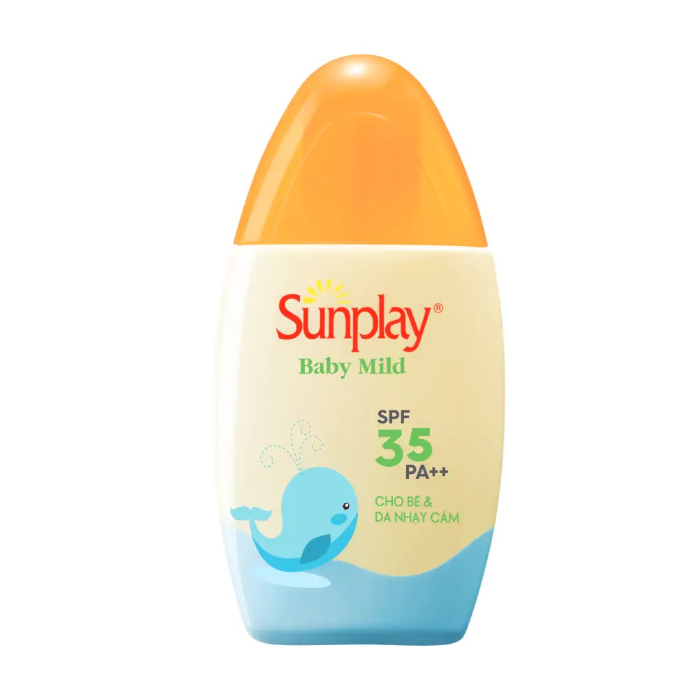 Kem chống nắng Sunplay Baby Mild cho bé 6 tháng