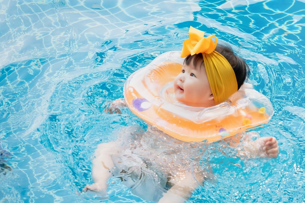 Những quy tắc an toàn khi tập bơi cho trẻ sơ sinh