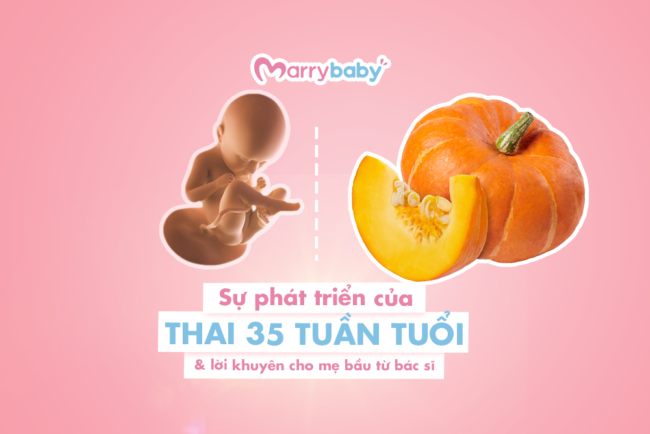 Thai 35 tuần: Sự phát triển và lưu ý quan trọng cho mẹ