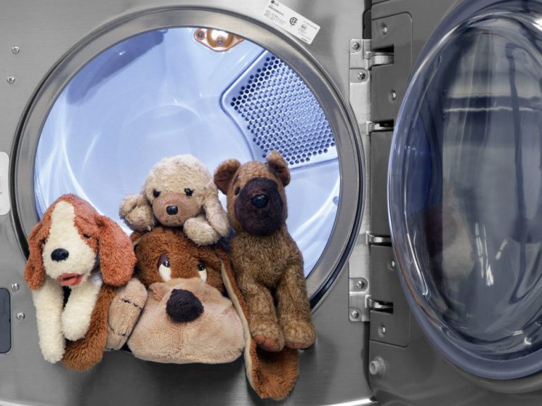 Lưu ý khi giặt gấu bông bằng máy giặt