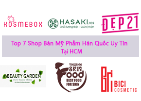 Top 7 Shop Bán Mỹ Phẩm Hàn Quốc Tốt, Uy Tín Nhất Ở HCM