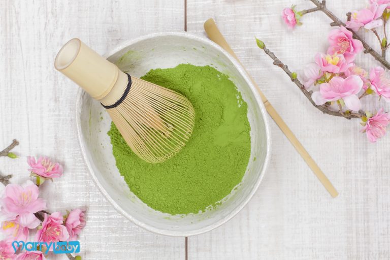 Bột trà xanh đắp mặt: Tốt cho bà bầu khi không được dùng mỹ phẩm