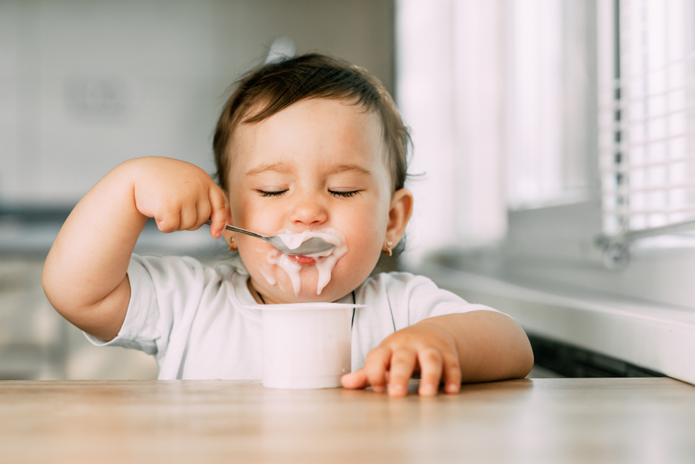 Trẻ mấy tháng ăn được sữa chua, váng sữa? Cách làm sữa chua cho bé