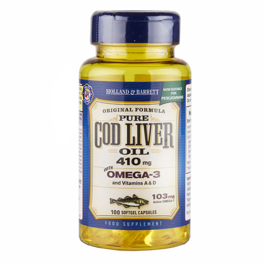 Dầu cá cod liver oil 410mg có tốt không?
