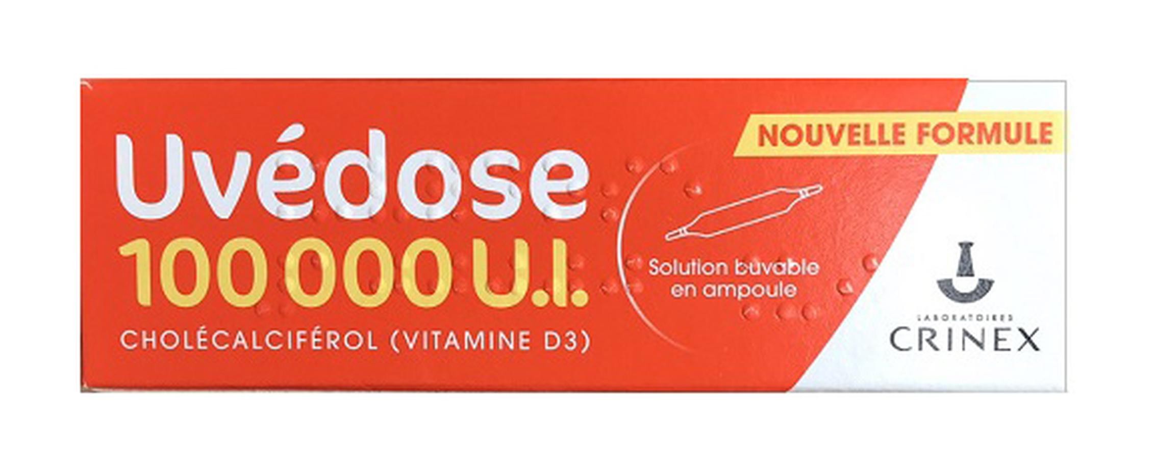 Uvedose 100.000IU bổ sung vitamin D3 như thế nào?
