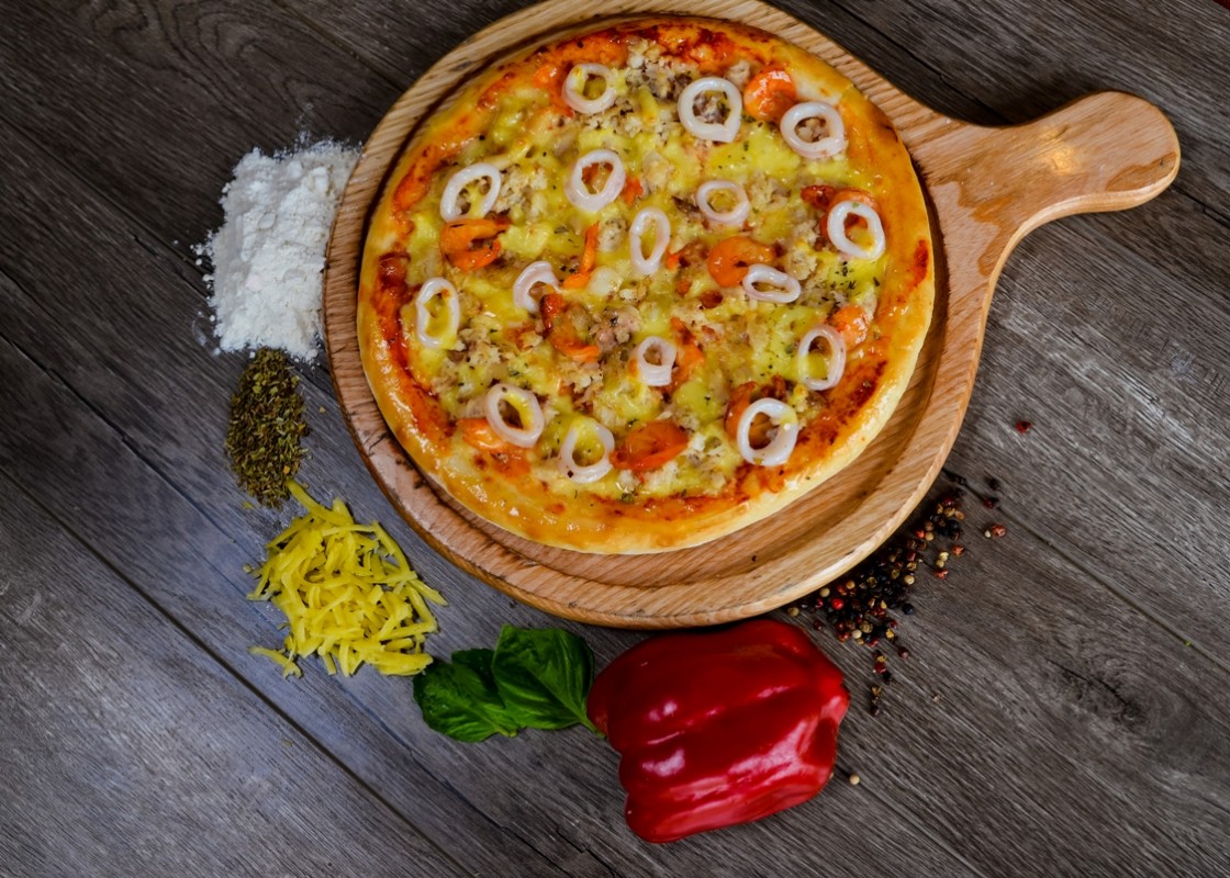 pizza hải sản 