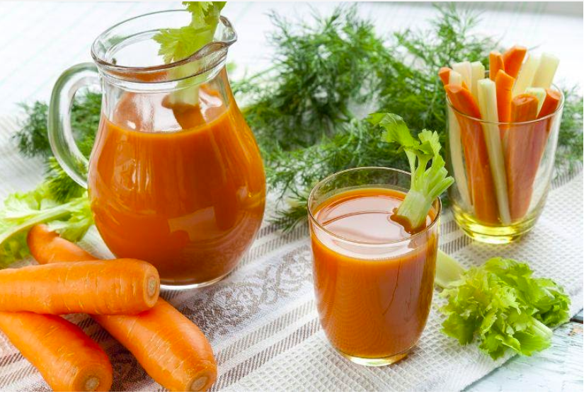 Uống nước ép cà rốt giúp điều hòa đường huyết