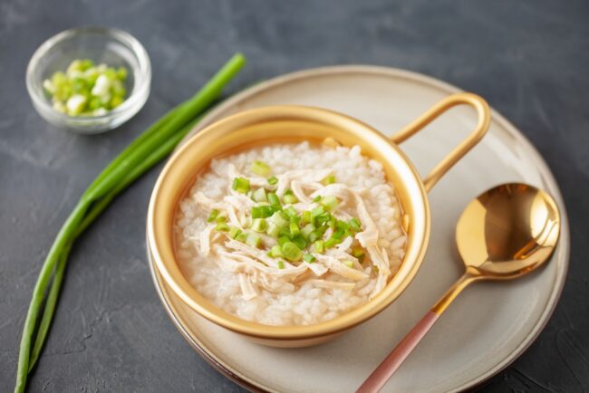 Cách nấu các món cháo giải cảm cho bà bầu