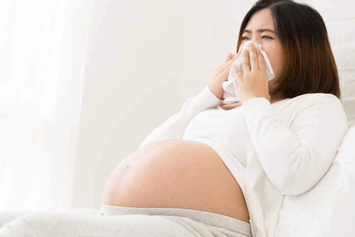 hắt hơi sổ mũi có ảnh hưởng đến thai nhi