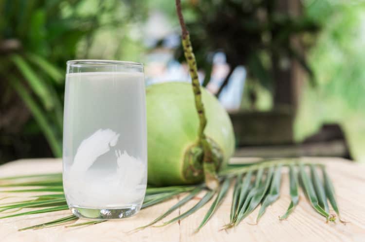 Thai 15 tuần uống nước dừa được chưa?
