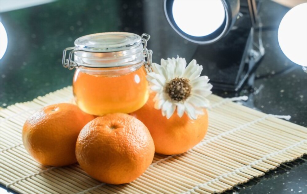 cách làm nước cam pha mật ong cho bé