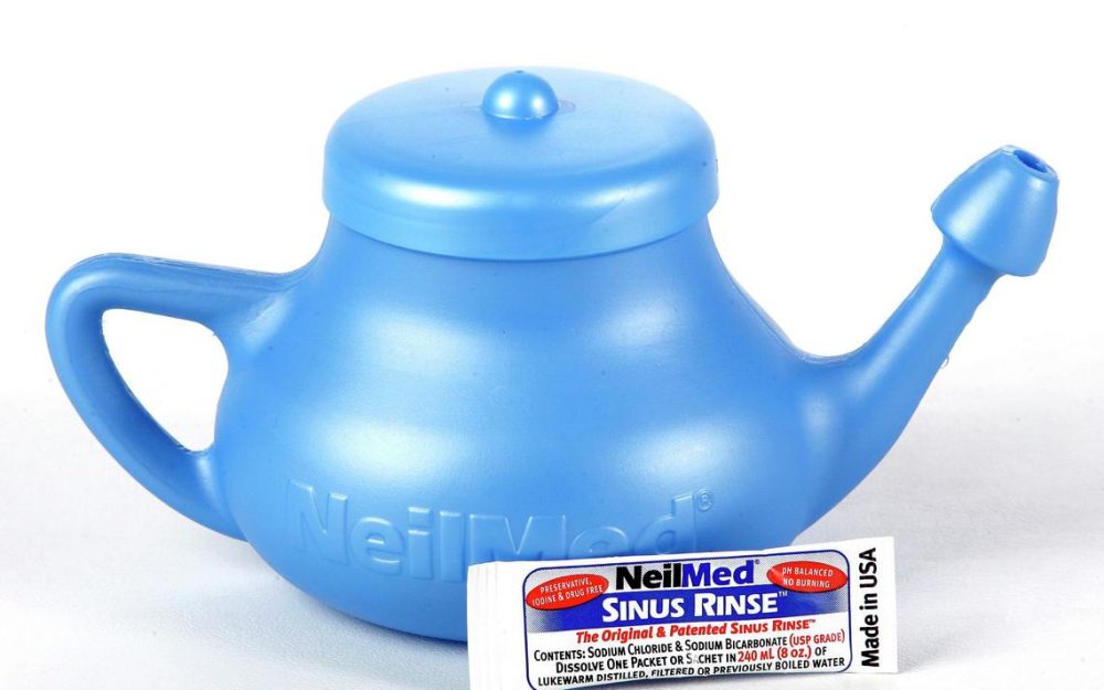 Dụng cụ rửa mũi cho bé dạng bình trà