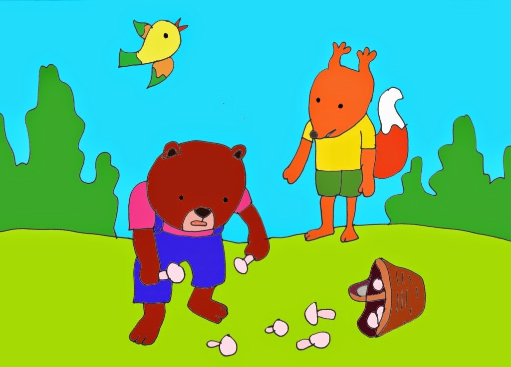 bài học tập thứ nhất của gấu con