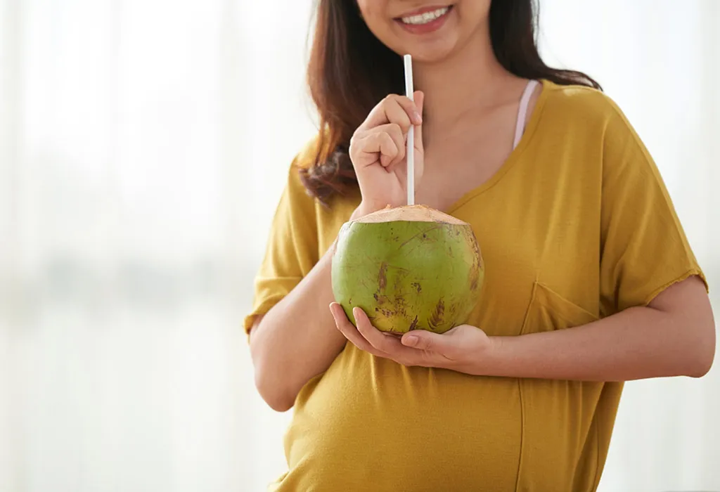 mang thai tháng thứ 4 có nên uống nước dừa