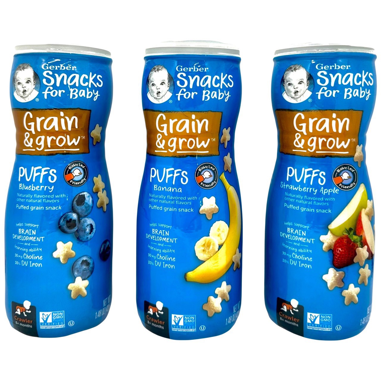 Bánh ăn dặm Baby Gerber Puffs