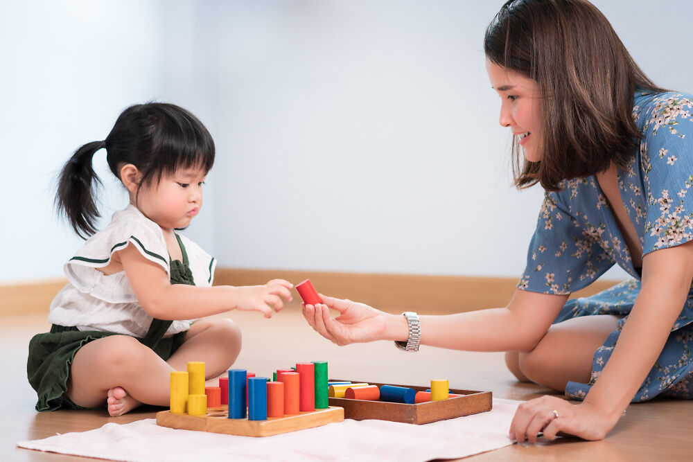 Cách dạy con theo phương pháp Montessori cho trẻ 0 - 6 tuổi