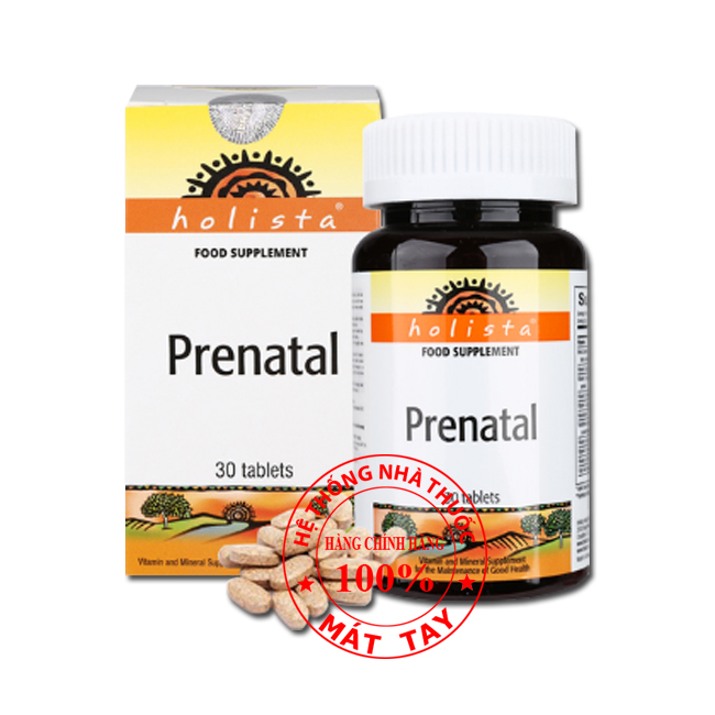 Viên uống vitamin E Prenatal Holista