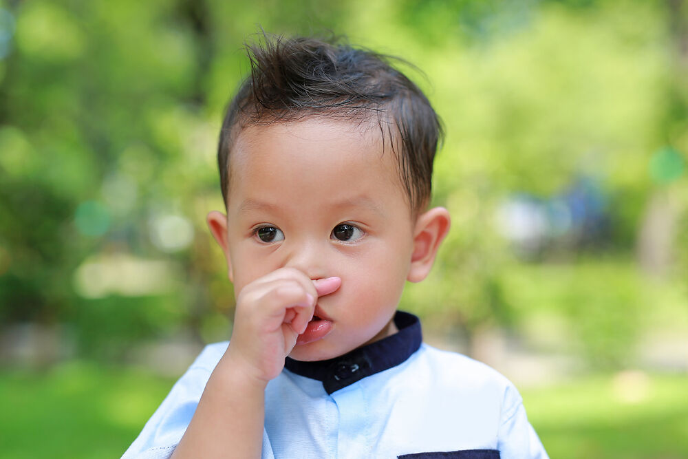 Nhận biết dấu hiệu trẻ bị nghẹt mũi