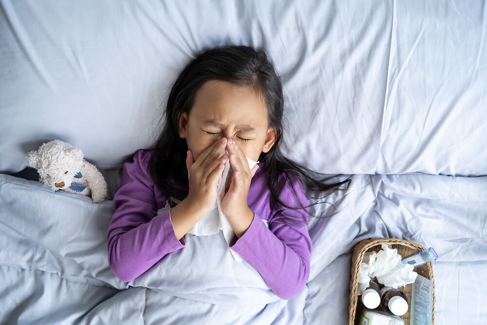 bệnh cúm a ở trẻ em