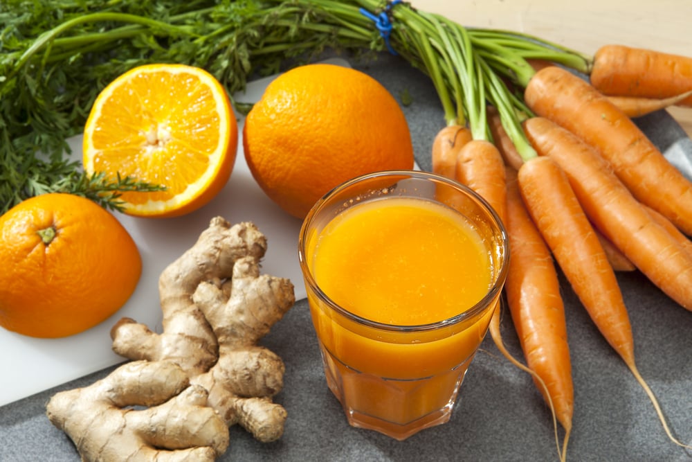 các loại nước ép tốt cho sức khỏe cam cà rốt