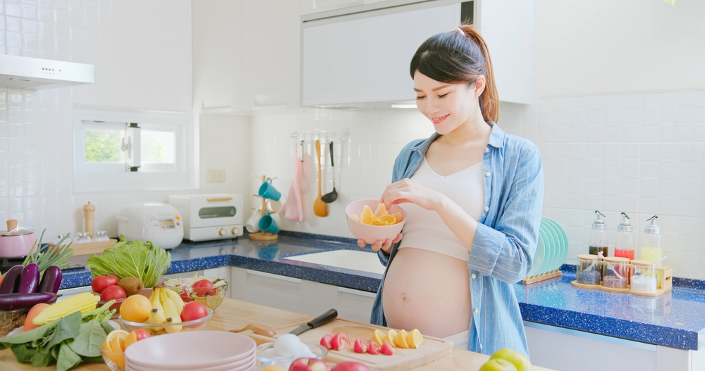 chế độ ăn uống khi mang thai 3 tháng giữa