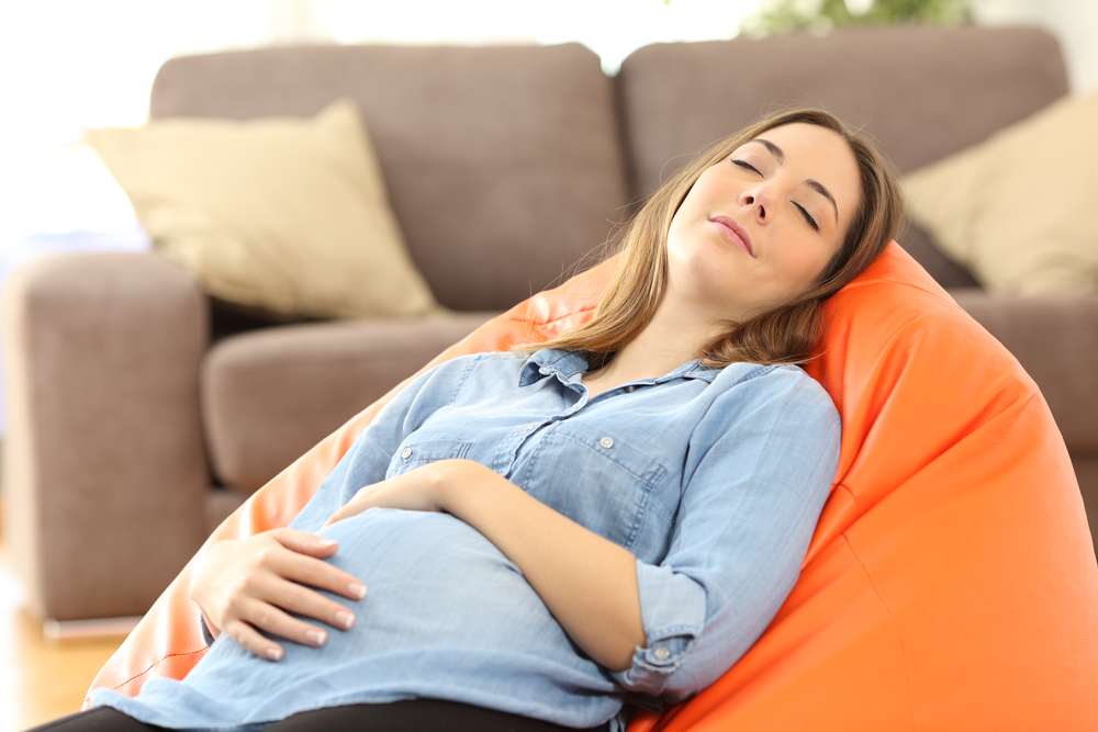 thư giãn khi thai 16 tuần gò cứng bụng