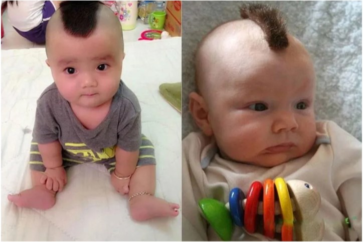 9 Kiểu tóc đẹp cho bé trai dưới 1 tuổi đơn giản dễ cắt