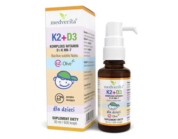 Vitamin D3 K2 Mk7 Medverita 30ml