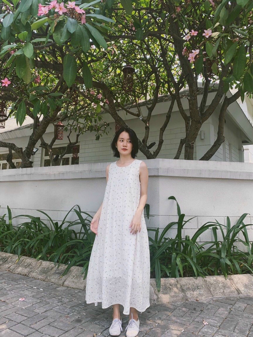 Váy maxi trắng đi biển, Đầm 2 dây nữ dáng dài Dazzling Diamond - Chân váy |  ThờiTrangNữ.vn