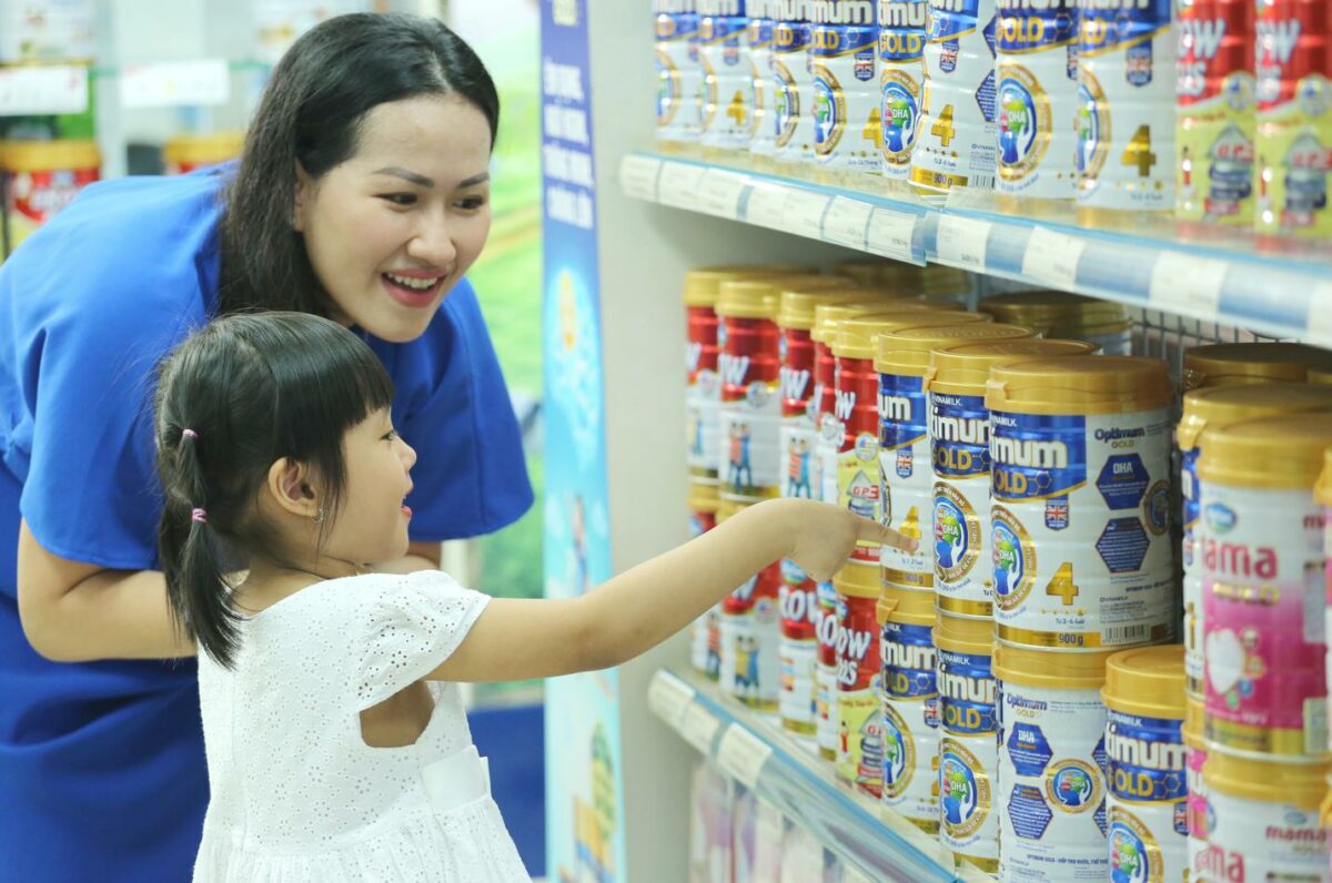 Sữa vinamilk dành cho bé 6-12 tháng tuổi