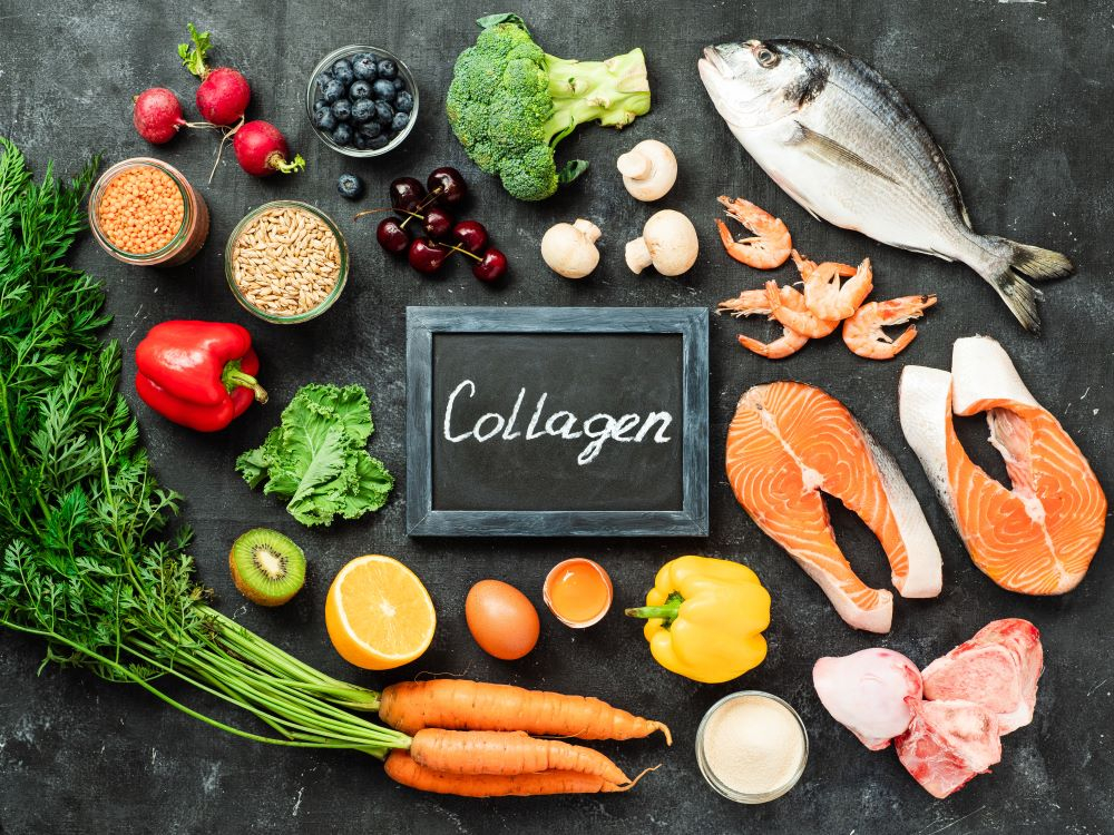 Bạn có thể bổ sung collagen bằng các món ăn giàu dinh dưỡng