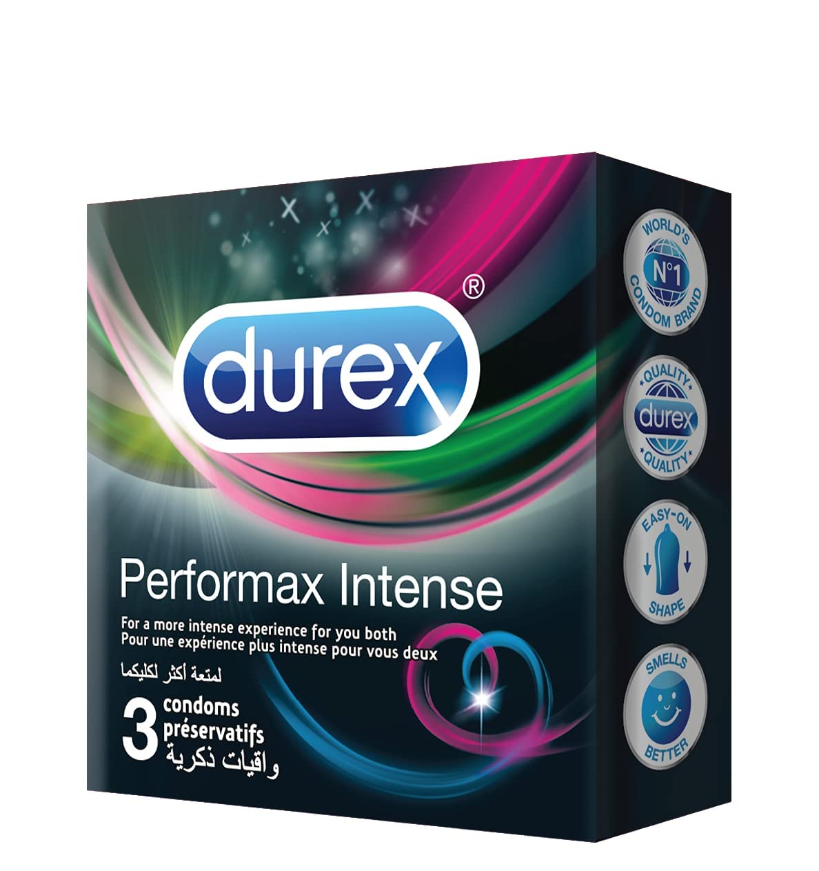 Phụ nữ thích loại bao cao su nào nhất? Hãy thử bao cao su tăng cảm giác cho nữ Durex Performax Intense Condoms 