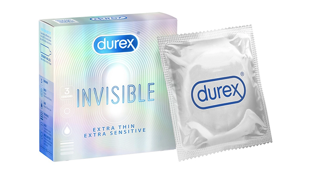 Phụ nữ thích loại bao cao su nào nhất? Bao cao su siêu mỏng Durex Invisible Ultra Thin Condoms